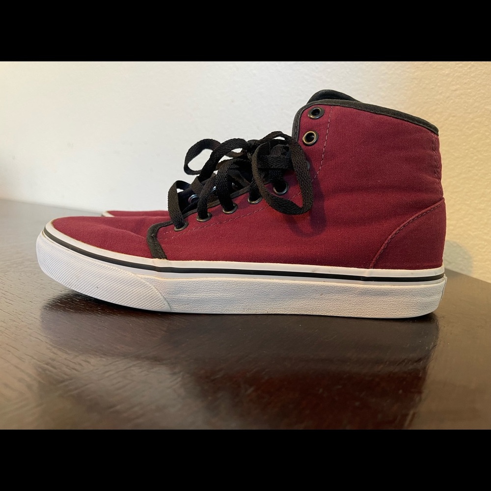 Rare Vans 106-Hi Port Royale Black High Tops Mens Size 6.5 Womens 8